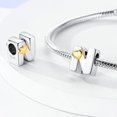 thumbnail image 4 of MULA 925 Sterling Silver Alphabet Initial Letter Charms Heart for Women Gift Jewelry Making, 4 of 7