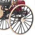 thumbnail image 2 of 1:12 Scale Classic Tricycle Model Ornaments High Simulation Retro Alloy Car Model Decoration for Home Black, 2 of 4