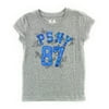Aeropostale Girls Graphic T-Shirt 5 Gray 4713