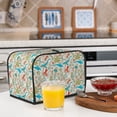 thumbnail image 5 of KLL Wild Sea Life Print 2 Slice Toaster Dust Covers Kitchen Small Appliance Cover with 2 Pockets,Can hold Jam Spreader Knife & Toaster Tongs (11.4 x 7.9 x 7.5), 5 of 6