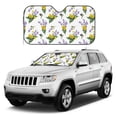 thumbnail image 4 of Bingfone Lavender Flowers Car Windshield Sunshade,Sun Foldable Sun Shield Sun Visor for Car - Medium, 4 of 8