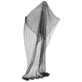 thumbnail image 4 of Fantasma colgante de Halloween, accesorios de terror, decoraciones aterradoras de Halloween para bares, casas embrujadas, parques de atracciones, color negro, 4 of 10