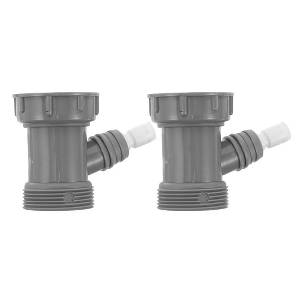 BRIGHTFUFU 2 piezas Adaptador de tubería de fregadero de cocina para la lavadora Extensión de tubería de desechos y conector de tubería de drenaje para lavavajillas para desagüe del fregadero