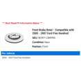 thumbnail image 2 of Front Brake Rotor - Compatible with 2005 - 2007 Ford Five Hundred 2006, 2 of 2