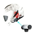 thumbnail image 1 of Martian Motorcycle Open Face Fiber Glass Dual Visor Helmet HB_609 Scooter Classical Knight Bike + Motorcycle Bluetooth Headset: Samurai White, 1 of 9