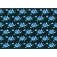 thumbnail image 1 of Ahgly Company Indoor Rectangle Patterned Blue Ivy Blue Area Rugs, 6' x 9', 1 of 6