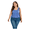 Blue, variant on Women Plus Size Summer Square Neck T Shirt XL 5XL Loose Casual Solid Color Top