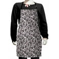 thumbnail image 1 of Garden Art Kids Apron, Floral Pattern Pomegranate Fruits and Leaves Coming of Spring, Boys Girls Apron Bib with Adjustable Ties for Cooking Baking Painting, Plum Blush Black, by Ambesonne, 1 of 2