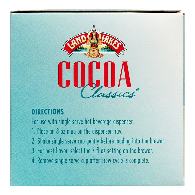 Land O Lakes Individual Single Serve Artic White Hot Cocoa Mix for Keurig 5.3 Oz Walmart
