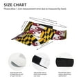 thumbnail image 3 of Sport Sun Visor Hats Flag Of Maryland Adjustable Empty Top Baseball Cap Ball Caps For Women Men, 3 of 7