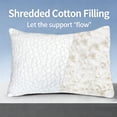 thumbnail image 6 of RYDCOT 1Pcs Cooling Pillows, Shredded Memory Foam Pillows for Side Back Stomach Sleepers, Two-Sided Cool Adjustable Firm or Soft Bed Pillow for Neck Shoulder Pain Relie, 6 of 9