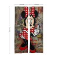 thumbnail image 2 of Cortina de puerta de Minnie Mouse, cortina opaca para puerta de 34 x 57 pulgadas, cortina divisoria de privacidad para decoración del hogar, dormitorio, cocina, 2 paneles, 2 of 6