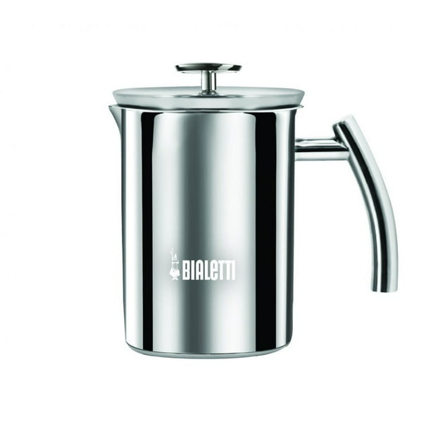Espumador de leche Bialetti para máquina de capuchino, 200 ml, acero pequeño