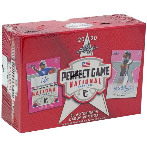 MLB 2020 Perfect Game Baseball Trading Card Hobby Box (25 Cards
