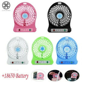Luxtrada 360 Portable Mini Rotation Clip Fan Rechargeable Usb