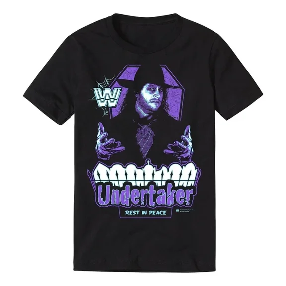 WWE Black The Undertaker T-Shirt Size S-5XL