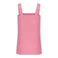 thumbnail image 4 of Summer Tank Tops for Women Cute Square Neck Sleeveless Cami Tops Casual Loose Comfy Going out Blouse Tees, 4 of 5