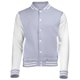 thumbnail image 1 of Awdis - Sudadera Modelo Varsity/Equipo Universitario (Gris jaspeado/ Blanco), 1 of 2