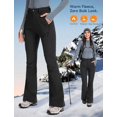thumbnail image 3 of Pantalones de esquí de nieve Moosehill para mujer, resistentes al agua, con forro polar, 3 of 9
