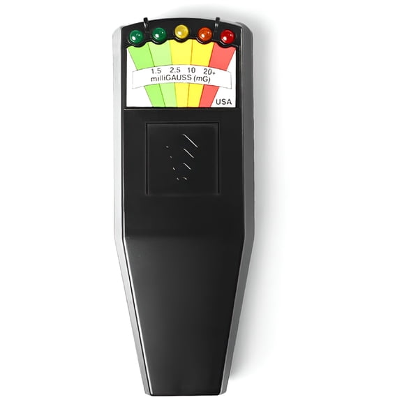 GJX EMF Gaussian Electromagnetic Field Meter Radiation Detector Portable EMF Magnetic Field Monitor 5 LED Gaussian Meter