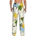 thumbnail image 3 of Daiia Bees Collecting Nectar Men's Sleep Pant with Pockets and Drawstring,Pajama Pants-Small, 3 of 9
