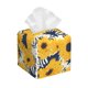 thumbnail image 1 of Balery Blue Striped Sunflower Porta Pañuelos de Cuero con Estampado – Funda Moderna Cuadrada para Caja de Pañuelos, Dispensador 5x5x5'', 1 of 7