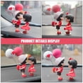 thumbnail image 1 of UPOUART 1Jgo Adornos Para Tablero De Carro Pareja Rojo Interior Con Romántico Y Globos, 1 of 8