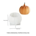 thumbnail image 3 of PEIBang Halloween Pumpkin Candle Molds,3D Halloween Candle Molds,Pumpkin Silicone Mold for Resin Candle Soap Wax, Autumn Pumpkin Silicone Mold, 3 of 5