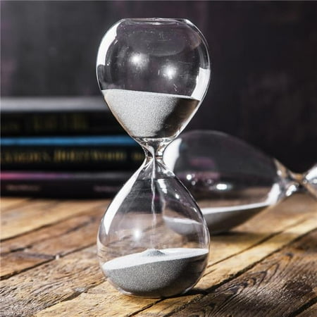 

Home Essentials & Beyond R22-1037 8 in. Silver Sand Plain Hourglass
