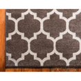 thumbnail image 5 of Unique Loom 3128526 2 ft. 7 in. x 8 ft. Philadelphia Trellis Runner Rug, Brown, 5 of 5