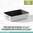 thumbnail image 3 of Starfrit The Rock Non-Stick Ceramic Ovenware - 7" x 10" - Rectangular - Oven safe - Easy to clean - Dishwasher safe, 3 of 8