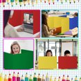 thumbnail image 6 of 4Pcs Classroom Privacy Shields Desk Dividers for Student Desks - Assorted Colors Easy to Clean Sneeze Guard Folder Board Study Carrel - Divider Shield Classroom Materials for School Teachers, 6 of 9