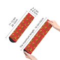 thumbnail image 4 of Fuzoiu Pizza Cartoon Print Adult Socks, Crew Moisture-wicking Socks, Unisex Cushion Crew Socks,Casual Sports Ankle Socks, 4 of 7