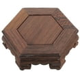thumbnail image 3 of Support d'Exposition Hexagonal pour Plantes d'Intérieur en Bois, 3 of 8