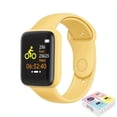 thumbnail image 1 of Y68 Smart Watch Medición De Presión Arterial De Oxígeno En Sangre Frecuencia Cardíaca Rastreador De Fitness Medidor De Ejercicio Millaje Calor Llamada Recordatorio De Información Monitoreo Del Sueño R, 1 of 4