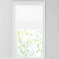 thumbnail image 3 of 1-Piece 27x64" Linen Blend Light Filtering Cordless Roman Shade,White, 3 of 20