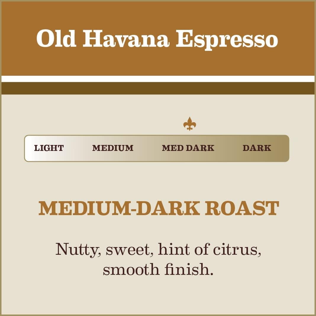 Gaviña Old Havana Espresso Whole Bean Coffee, Medium-Dark Roast, Nutty and Sweet, 32 oz Bag Visit the Gavina Store