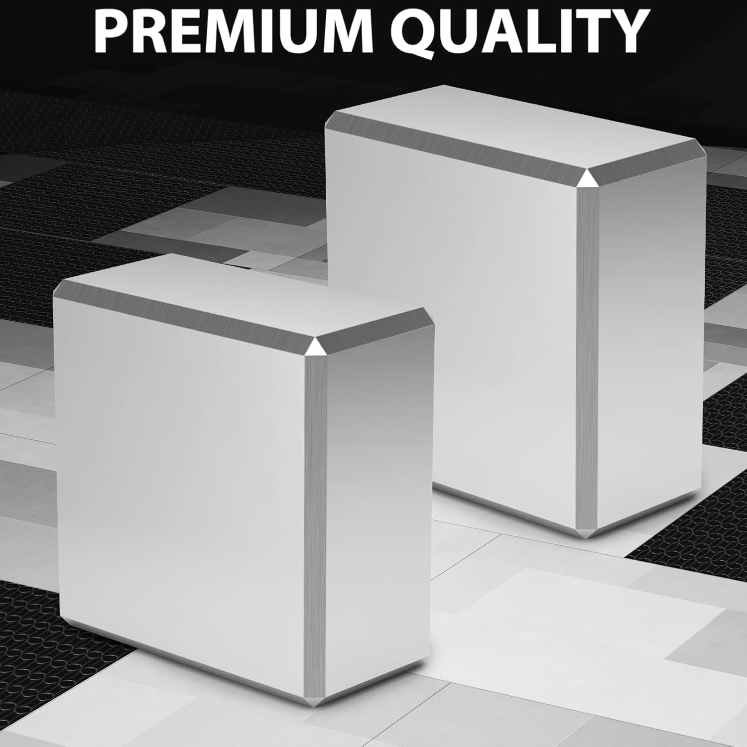 2 Pack 40x40x20 mm Strong Magnets, N52 Heavy Duty Magnets, Super Strong Neodymium Magnet, Permanent Rare Earth Magnets, Magnets Strong Heavy Duty for Refrigerator, Whiteboard, Classroom Teaching, DIY