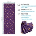 thumbnail image 2 of Purple Sun Star Swirl Pattern Hot Yoga Mat Towel Non Slip for Hot Yoga - Quick-Drying Yoga Mat Cover with 4 Corner Pockets with Travel Bag - Hot Yoga Towel Non Slip 74"x26", 2 of 6