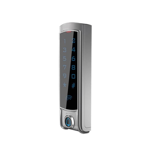 Système de Contrôle d'Accès à Clavier Tactile LCD RFID, Serrure de Porte, Design en Métal Étanche, Accès Extérieur, Facile à Installer
