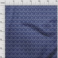 thumbnail image 2 of oneOone Cotton Jersey Indigo Blue Fabric Snake & Tortoise African Quilting Supplies Print Sewing Fabric By The Yard 58 Inch Wide, 2 of 4