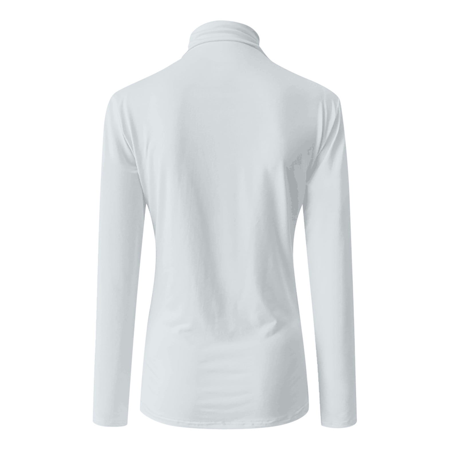 ★FLARE UP★ Turtleneck Long Sleeve FL136White d77282c5-845a-492f-b33f-