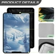 thumbnail image 4 of Psesaysky RV Door Window Shade Half-Fold Design Camper Door Window Cover UV Protection 17.3"x26" for RV Camper Trailer (Snow Landscape Forest), 4 of 7