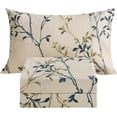 thumbnail image 1 of Floral Printed Sheet Set King Soft Microfiber Botanical Bed Sheets Extra Deep Pocket Pieces, 1 of 6