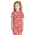 thumbnail image 2 of Hello Kitty Sleepwear Short sleeve Top and Shorts Pajama Summer Pjs 2-Piece Pajama Set, 2 of 8