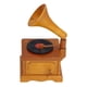 thumbnail image 5 of Caja de música de gramófono Ticfox de madera retro, 5 of 13
