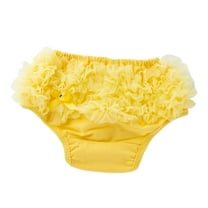 Baby Girl Ruffle PP Pants Bow Bloomers Diaper Nappy Cover Pes 0-24M 0-6Months