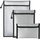 thumbnail image 1 of Bolsa impermeable para documentos, resistente al fuego y al agua, bolsa organizadora de almacenamiento con cierre para portadocumentos, archivo, dinero, joyas, pasaporte, 1 of 4