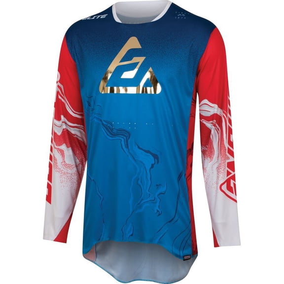 Answer A23 Elite Fusion Mens MX Offroad Jersey Red/White/Blue MD