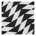 thumbnail image 6 of Lush Ambience Black and White Outdoor Rug 4 x 6 For Patios, Backyards, Decks, Porches, Picnic, Rv, Camping, 6 of 9